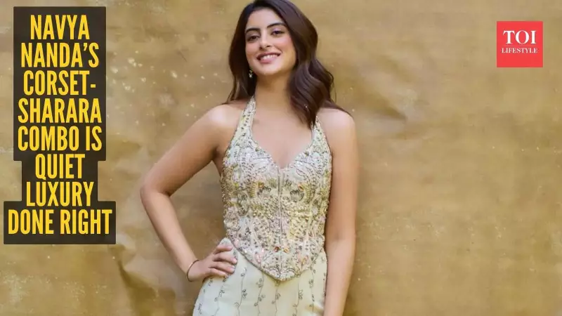 Navya Nanda's Ivory Ensemble: Understated Elegance Redefines Fashion