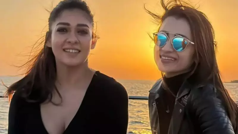 Nayanthara and Trisha End Feud Rumors with Viral Dubai Sunset Photos