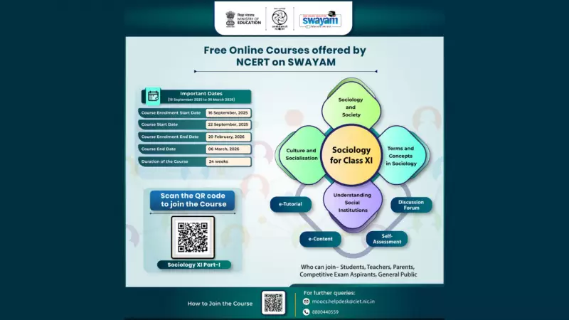NCERT Launches Free Online Sociology Course for School Students via SWAYAM