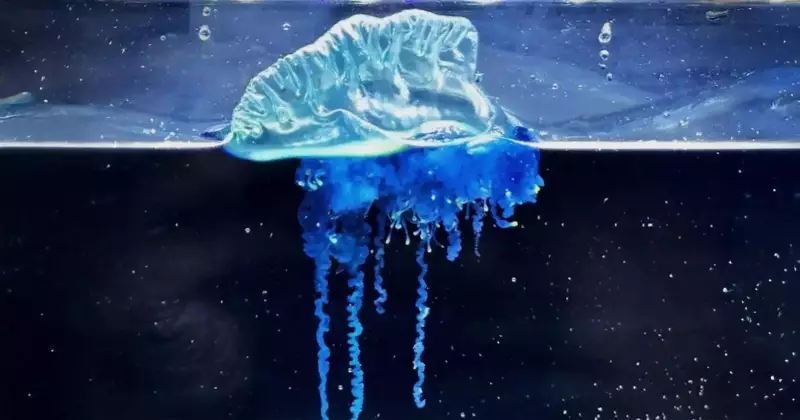 New Blue Jellyfish Species Discovered on Japanese Beach Signals Ocean Changes