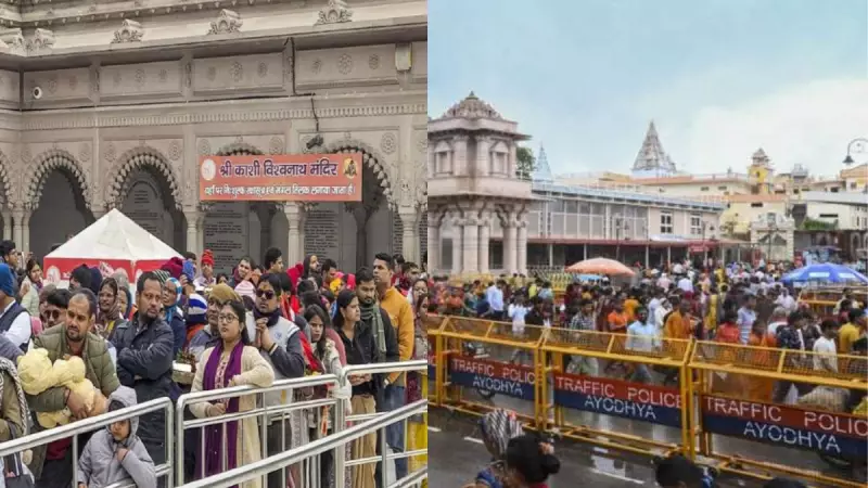 New Year 2026 Dawns with Massive Devotee Turnout at Kashi, Ayodhya Temples
