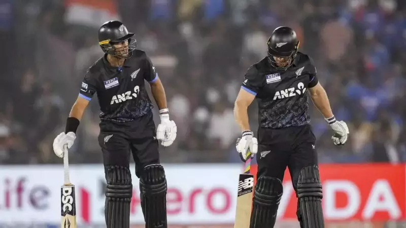 New Zealand Players Wear Black Armbands in Tribute During India T20I in Raipur