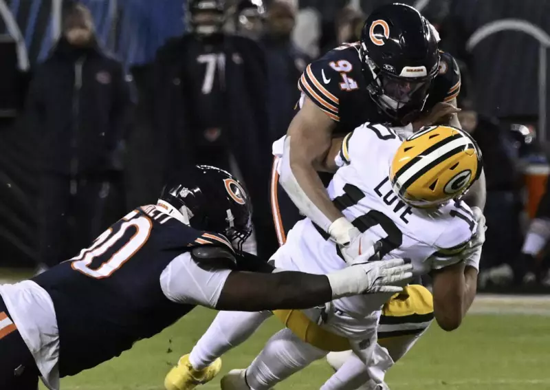 NFL Slaps Bears' Austin Booker with $46K Fine for Helmet Hit Before Playoff Clash