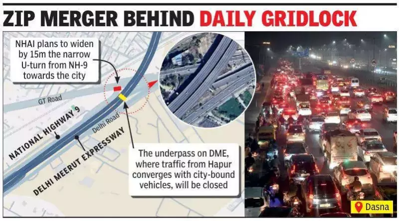 NHAI to Widen Dasna U-Turn, Rework Traffic Flow to Ease Ghaziabad Gridlock