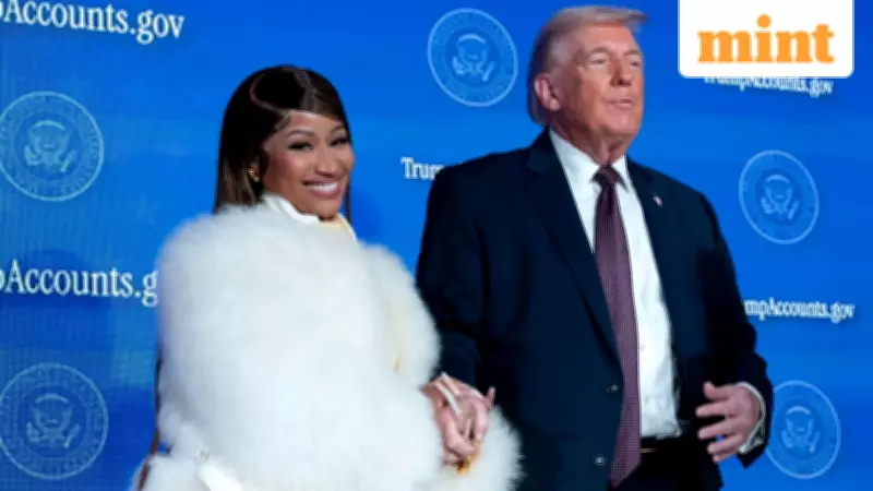 Nicki Minaj Upstages Trump at White House Event for 'Trump Accounts' Launch