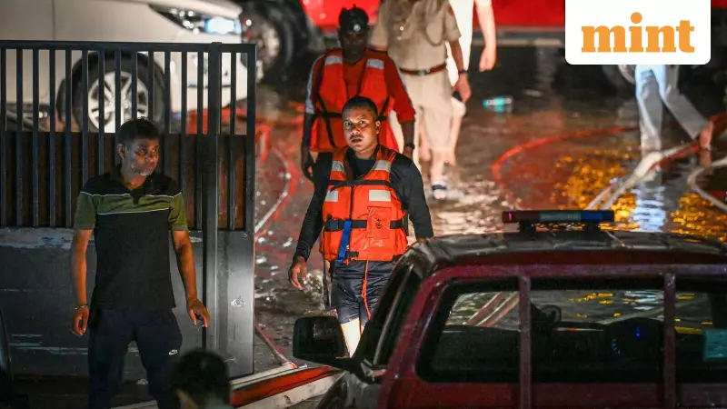 Noida Techie Dies After Car Plunges Into Water-Filled Construction Site