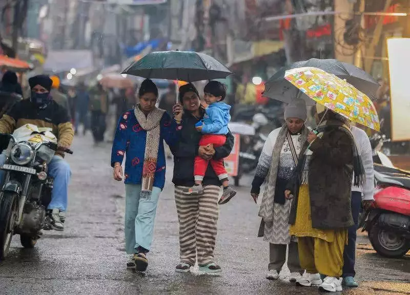 Northwest India Weather Update: Rainfall, Thunderstorms, and Temperature Rise