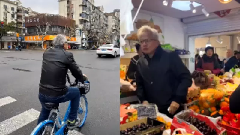 Nvidia CEO Jensen Huang Unrecognized by Shanghai Street Vendor in Viral Clip