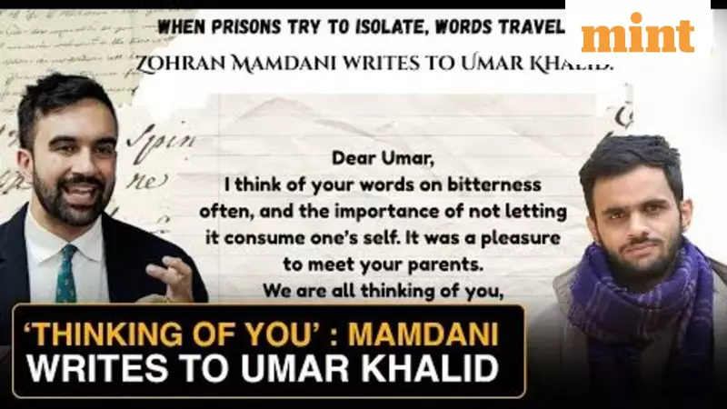 NYC Mayor Zohran Mamdani's Note to Jailed Umar Khalid Sparks Global Focus