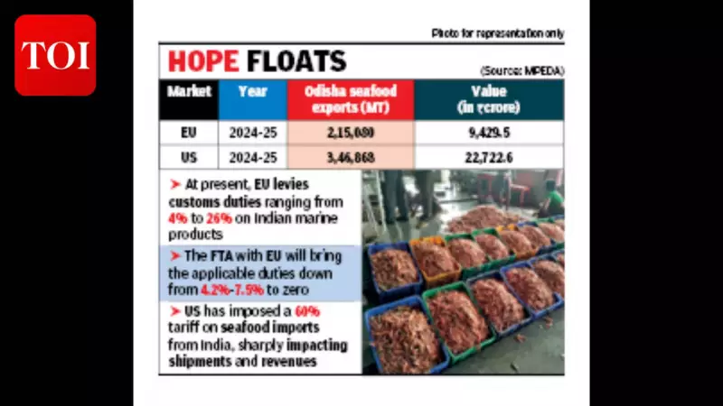 Odisha Seafood Sector Gets Major Boost from India-EU FTA, Offering Relief from US Tariff Woes