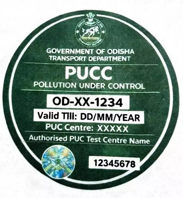 Odisha's Green Sticker System for PUCC Validity Launches Jan 10