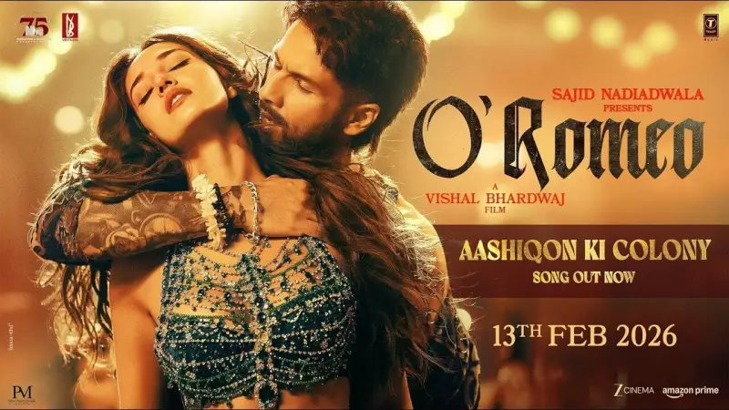 O'Romeo's 'Aashiqon Ki Colony' Song Released: Shahid Kapoor, Triptii Dimri Star