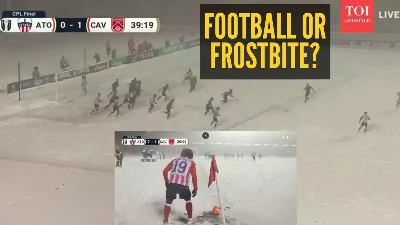 Ottawa's Frozen Football Final Goes Viral as Players Battle -8°C Snowstorm