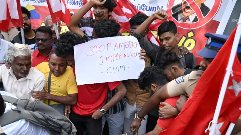 Over 120 CPM Members Detained in Chennai Protest Against US Arrest of Venezuelan President