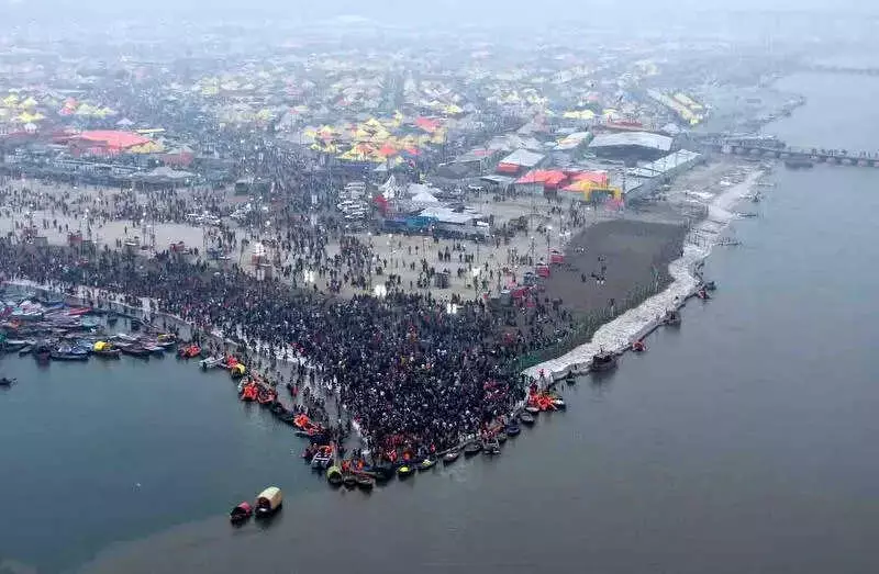 Over 23 Lakh Devotees Brave Chill for Holy Dip at Prayagraj's Magh Mela Start