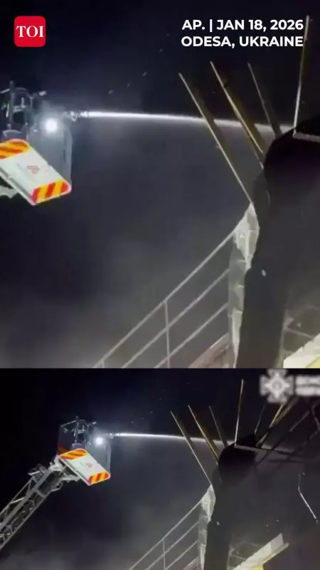 Overnight Drone Strikes Rock Odesa, Damaging Homes and Infrastructure