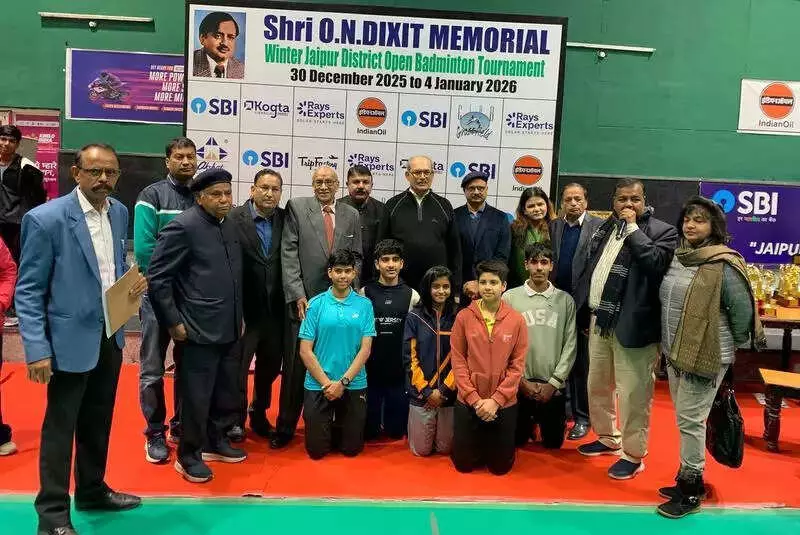 Padmaja Singh Dominates with 7 Titles at Jaipur's Shri O N Dixit Memorial Badminton