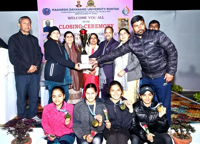 Panjab University Triumphs in Women's Tennis Championship
