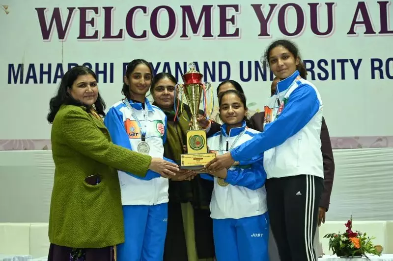 Panjab University Women's Tennis Team Clinches Silver at National Championship