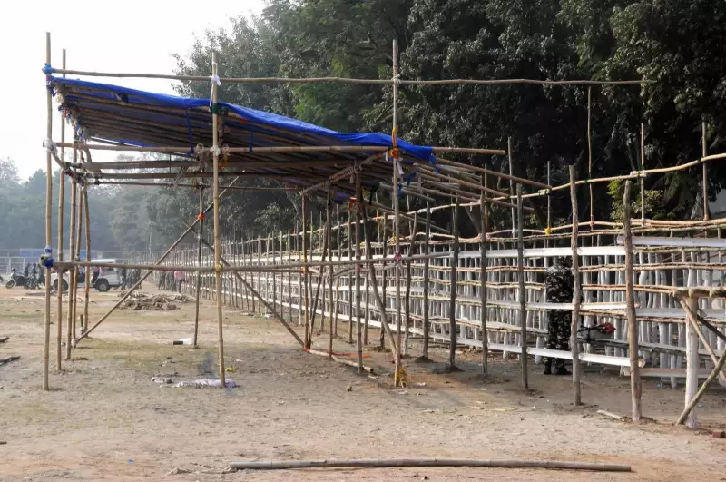 Patna DM Inspects Republic Day Preparations at Gandhi Maidan