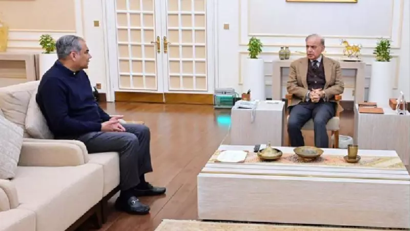 PCB Chief Mohsin Naqvi Meets PM Nawaz Sharif to Discuss Pakistan's T20 World Cup Participation