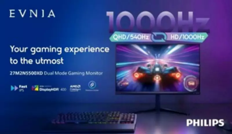 Philips Evnia Launches World's First 1000Hz Dual-Mode Gaming Monitor