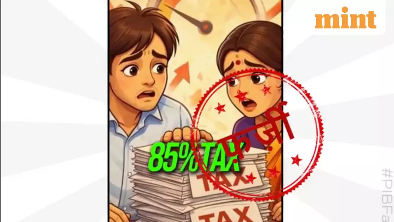 PIB Fact Check Debunks Viral 85% Tax on ₹10 Lakh Bank Transactions Claim