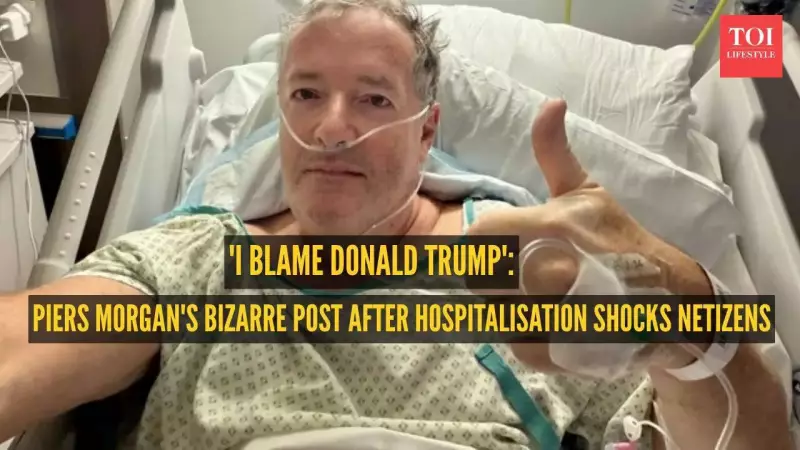 Piers Morgan Breaks Hip in London Fall, Blames Trump in Viral Post