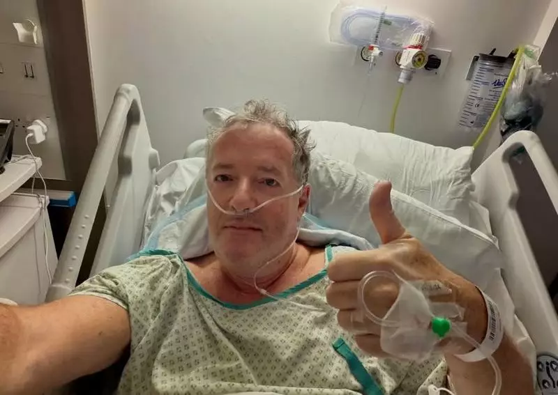 Piers Morgan Jokes He Blames Donald Trump After Injurious Fall at London Restaurant