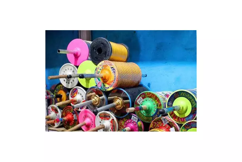 Pithampur Police Seize 12 Rolls of Banned Chinese Manjha, Arrest Shopkeeper