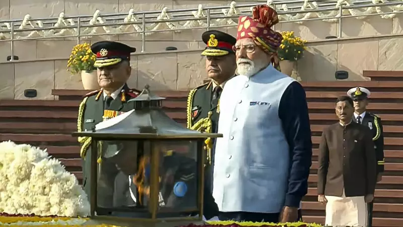 PM Modi Leads Republic Day Tributes at National War Memorial