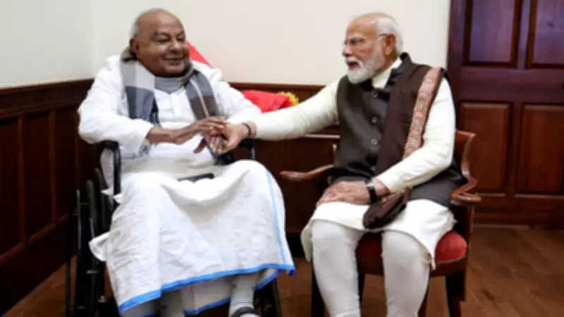 PM Modi Meets JD(S) Leader Deve Gowda, Lauds His Passion for India's Development