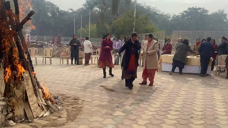 PML SD School Celebrates Lohri with Traditional Fervor and Joy