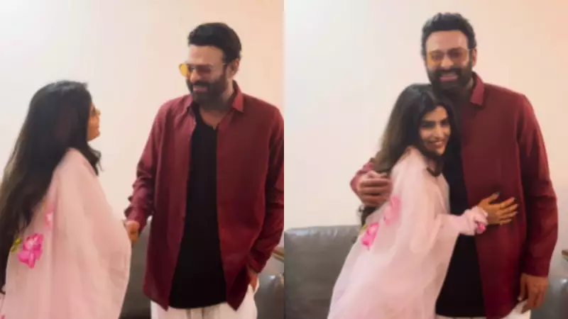 Prabhas Welcomes Fans at Hyderabad Home, Fan Shares Heartwarming Video