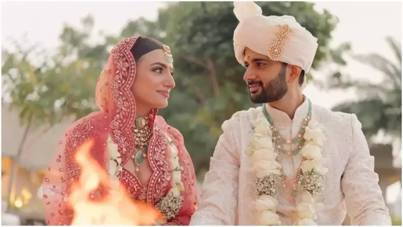 Prakriti Kakar and Vijay Anand Host Mumbai Reception After Rajasthan Wedding