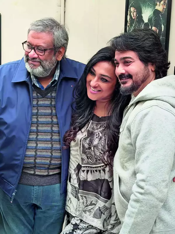 Prosenjit, Rituparna & Kaushik Ganguly Plan New Film After Café Meeting