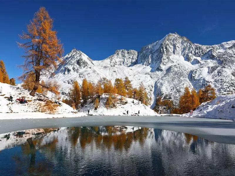Protesters March Through Alpine Villages Against World Economic Forum in Davos