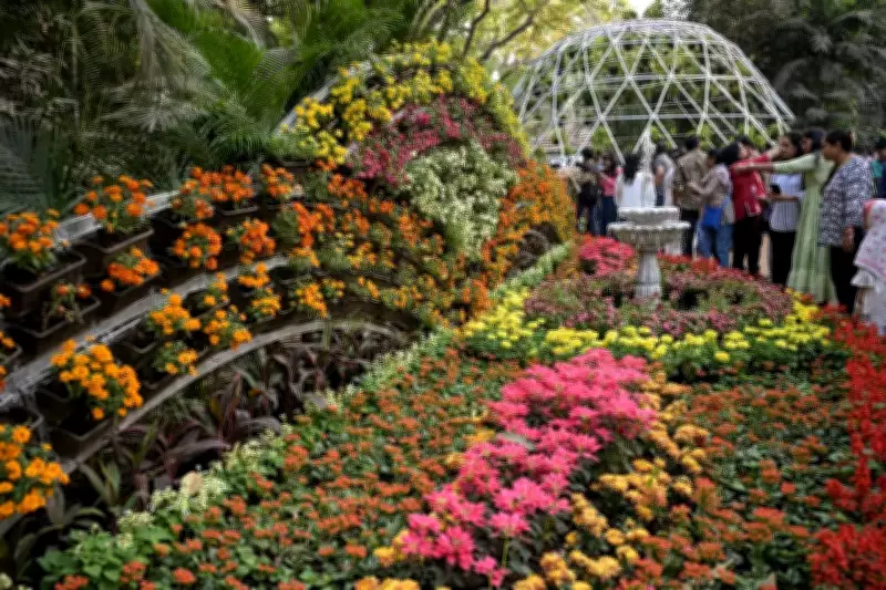 Pune's Empress Botanical Garden Blooms in Spectacular Annual Flower Show Tribute