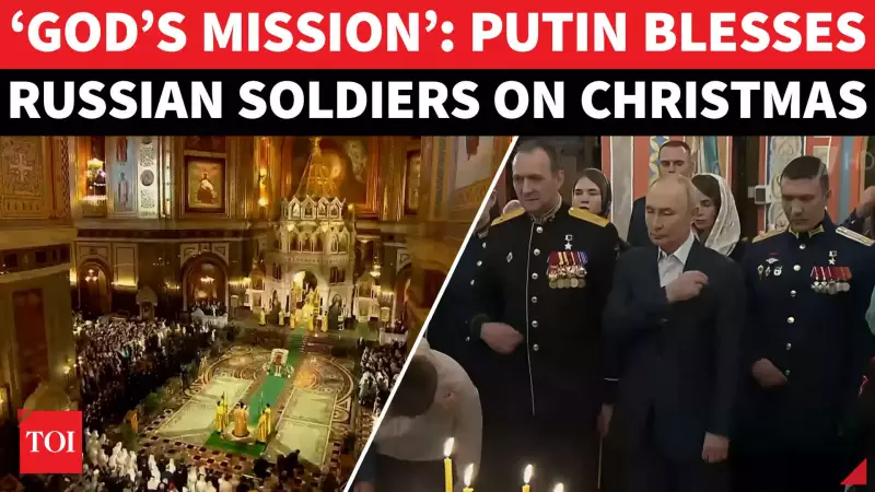 Putin Calls Russian Soldiers 'Warriors of Lord' on Orthodox Christmas 2026