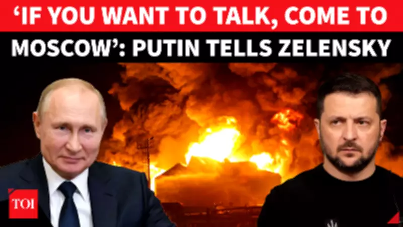 Putin Extends Moscow Invitation to Zelensky, Offers Security Guarantee for Rare Peace Talks