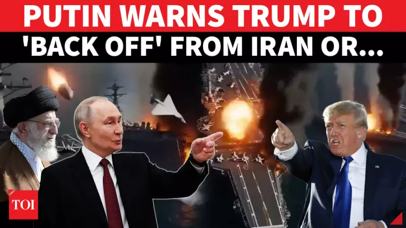 Putin Issues Grave Warning to Trump Amid Rising Iran War Fears