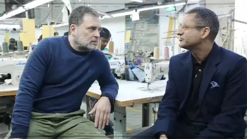 Rahul Gandhi Slams PM Modi Over US Tariffs Impact on Textile Sector