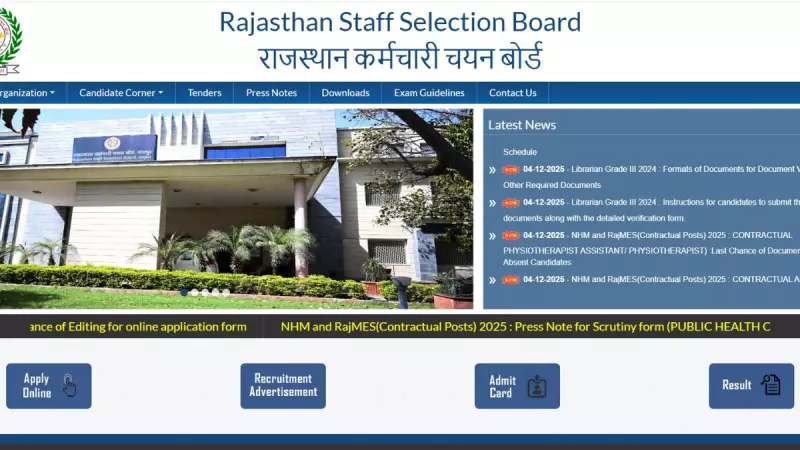 Rajasthan 4th Grade Result 2025 Declared: Check RSSB Scorecard Now