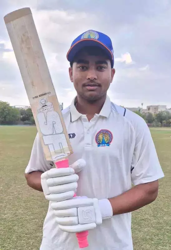 Rajat Baghel's Dream Debut: 145 Runs Power Rajasthan Against Assam in U-23 Trophy