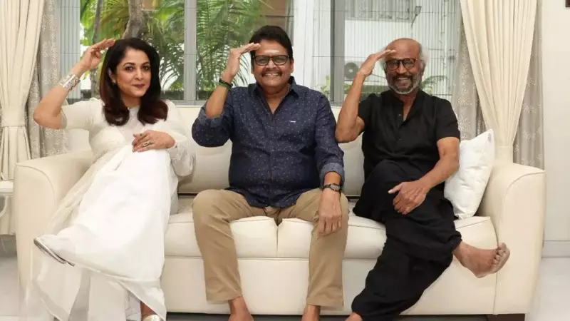 Rajinikanth Hosts Party for 'Padayappa' Team as Re-release Turns Blockbuster