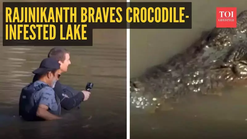 Rajinikanth's Crocodile Lake Clip with Bear Grylls Goes Viral Again