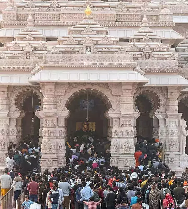 Ram Temple's 20-Acre Green Park Nears Completion Ahead of Grand Opening