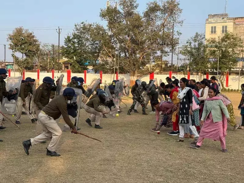 Ranchi, Dhanbad, Hazaribag on High Alert: Magistrates, Security Forces Deployed for Saraswati Puja