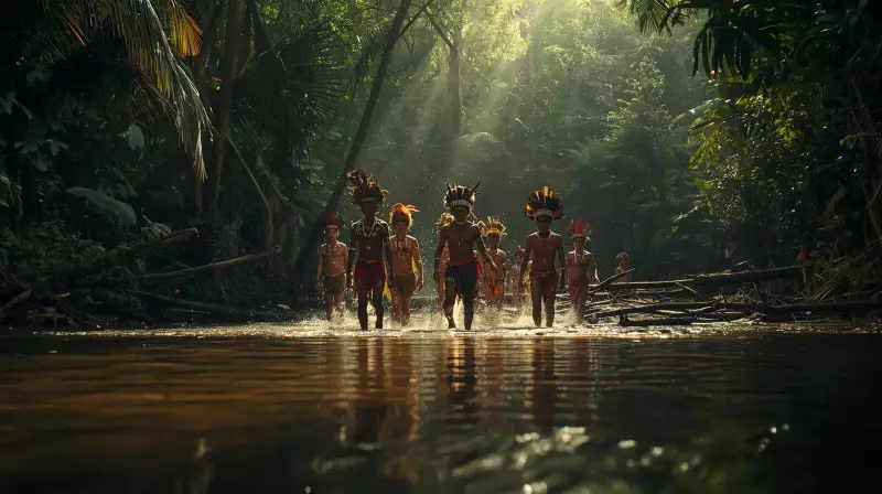 Rare Footage Reveals Tense Encounter with Uncontacted Amazon Tribe