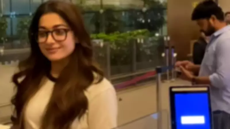 Rashmika Mandanna's Heartwarming Airport Gesture: Hugs Paparazzi on His Birthday